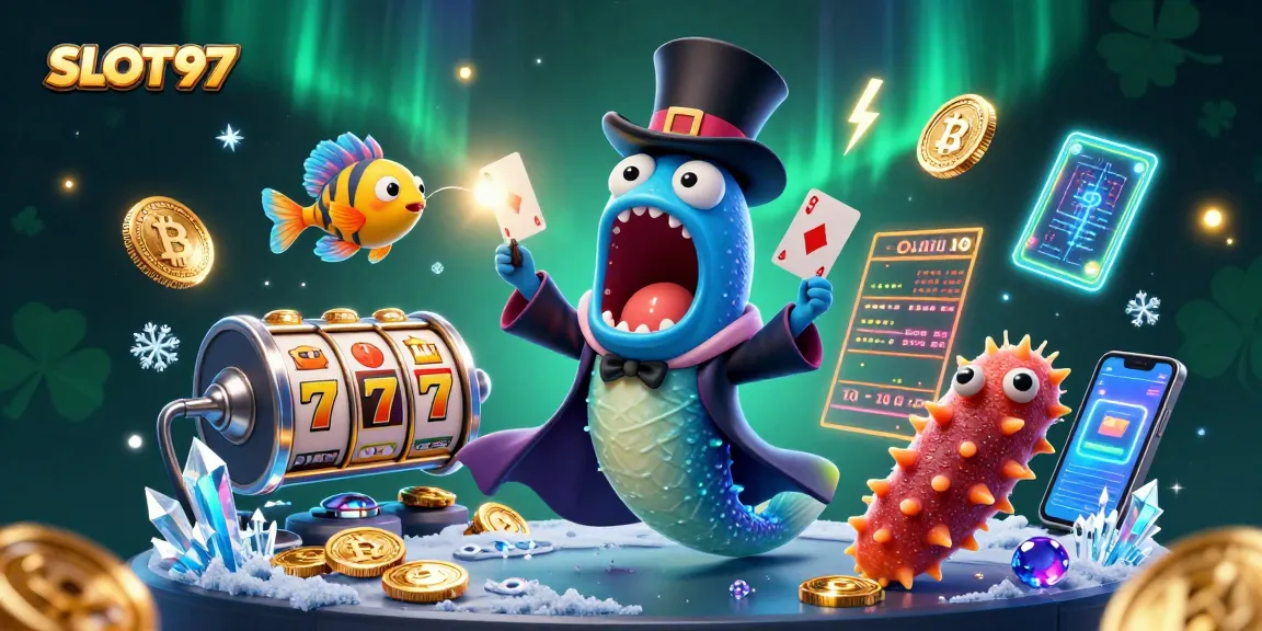 SLOT97 brings thrilling slot action with a magical deep-sea scene featuring unique characters.