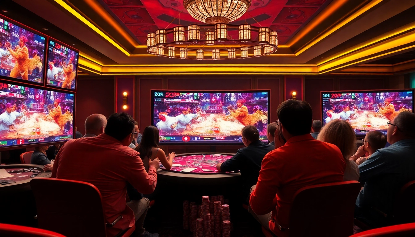 Watch exciting live chicken fights on https://dagatructiepp.casino/ with vibrant displays and engaged viewers.
