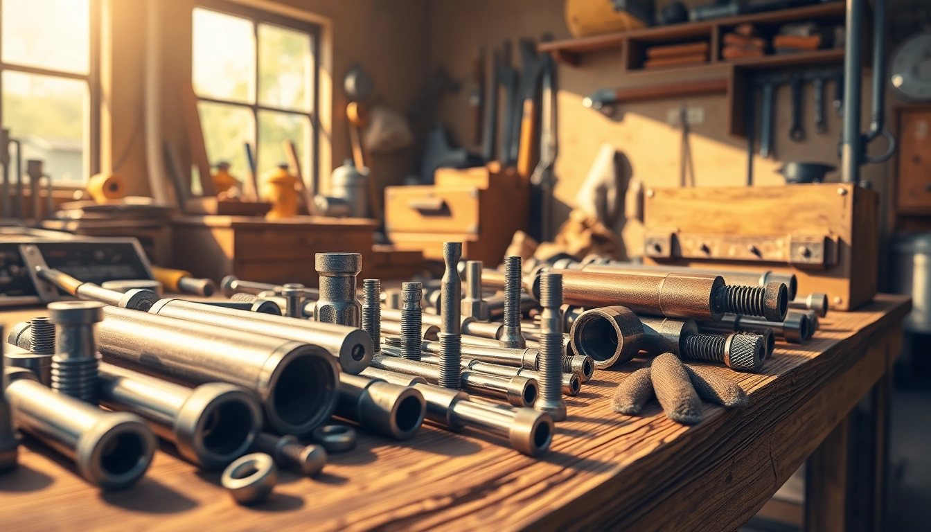 Chiavi a tubo sulla scrivania di un officina, strumenti metallici e professionali.