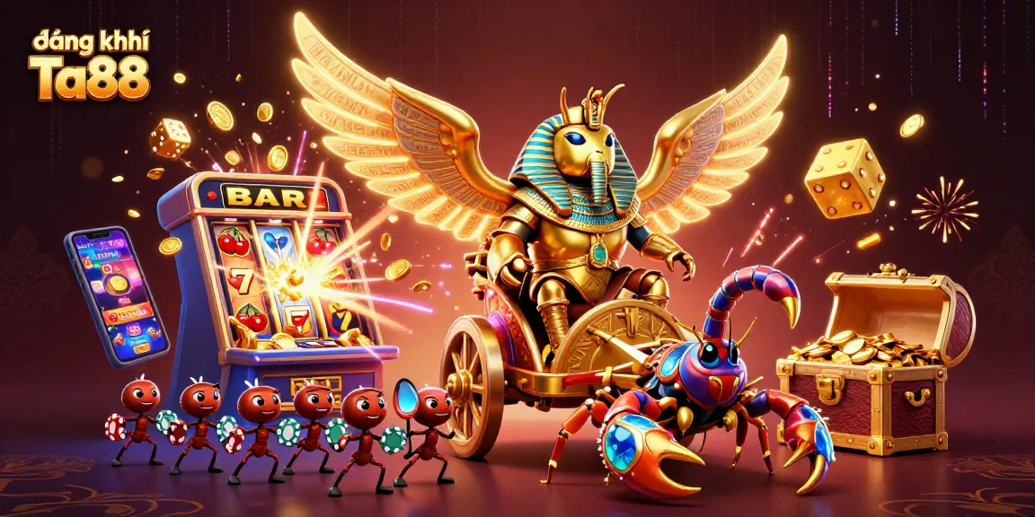 Experience excitement while registering at đăng ký Ta88 with epic casino elements all around.