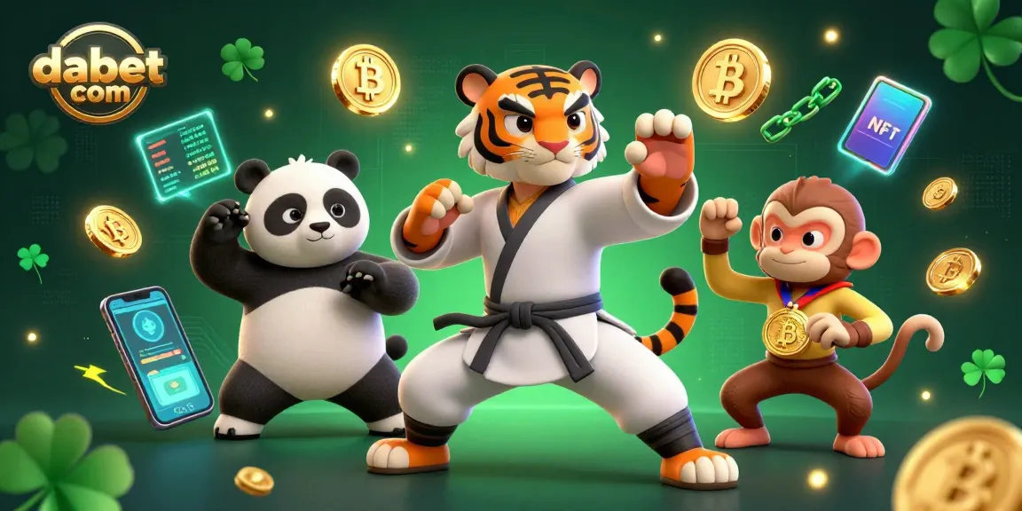 Experience thrilling moments at dabet com with engaging 3D characters and vibrant gaming elements in a casino setting.