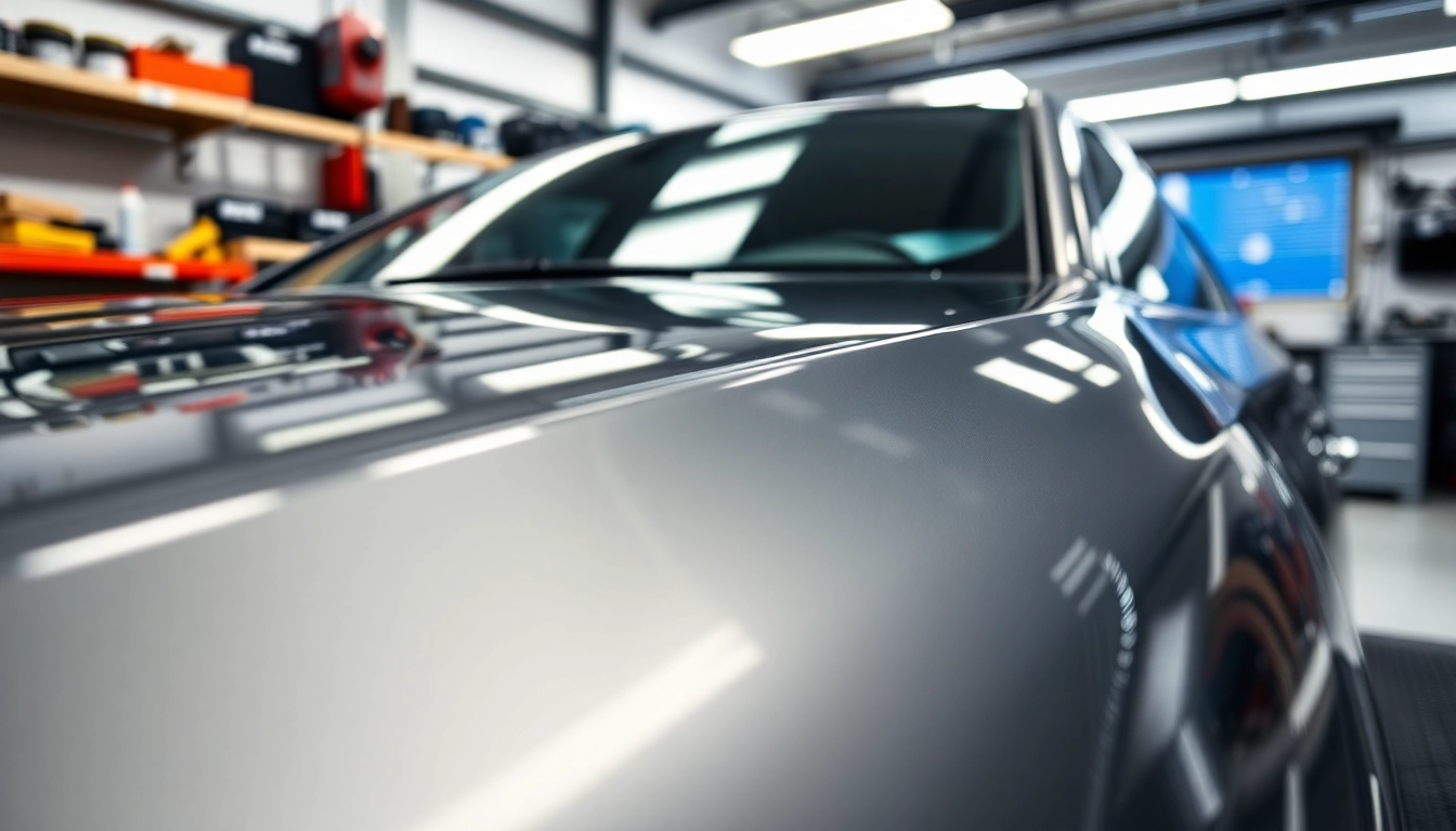 Enhance your vehicle's protection with the best paint protection film near me, showcasing a smooth glossy finish.