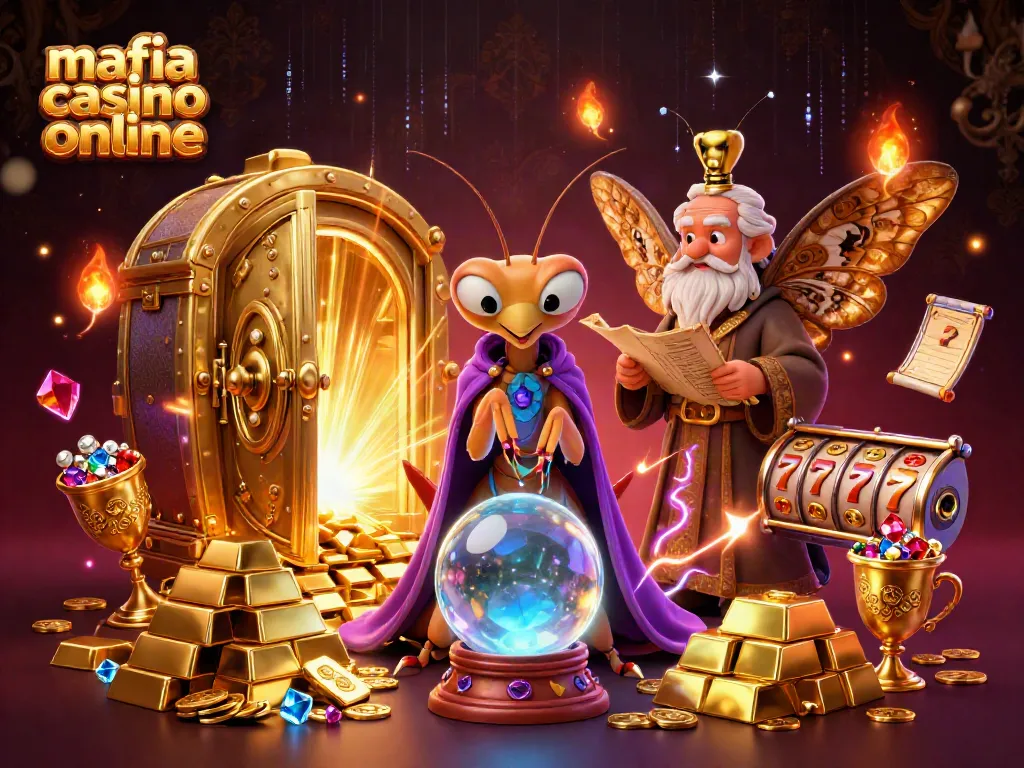 Engage with mafia casino online’s vibrant 3D illustration featuring a mystical fortune teller