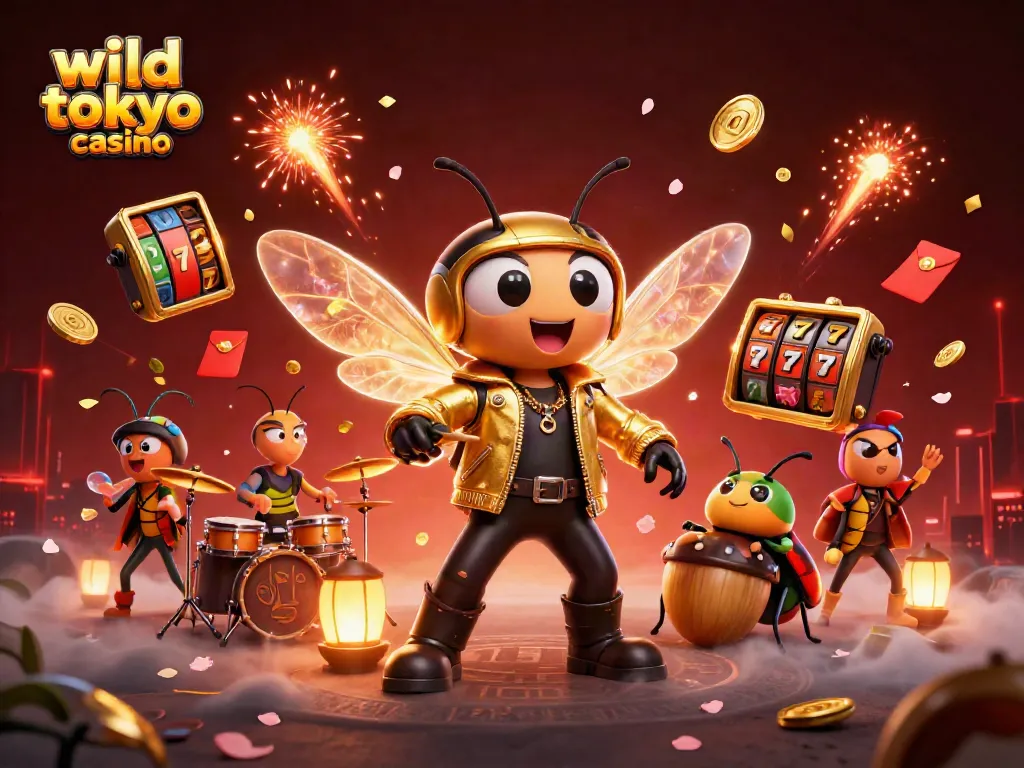 Experience the excitement of wild tokyo casino with dynamic slot reels and engaging characters.