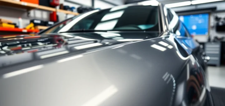 Enhance your vehicle's protection with the best paint protection film near me, showcasing a smooth glossy finish.